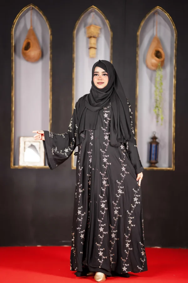 2610 Premium Embroidery Burka for Women in Bangladesh | Stylish Modest Wear | Muslim Cloths