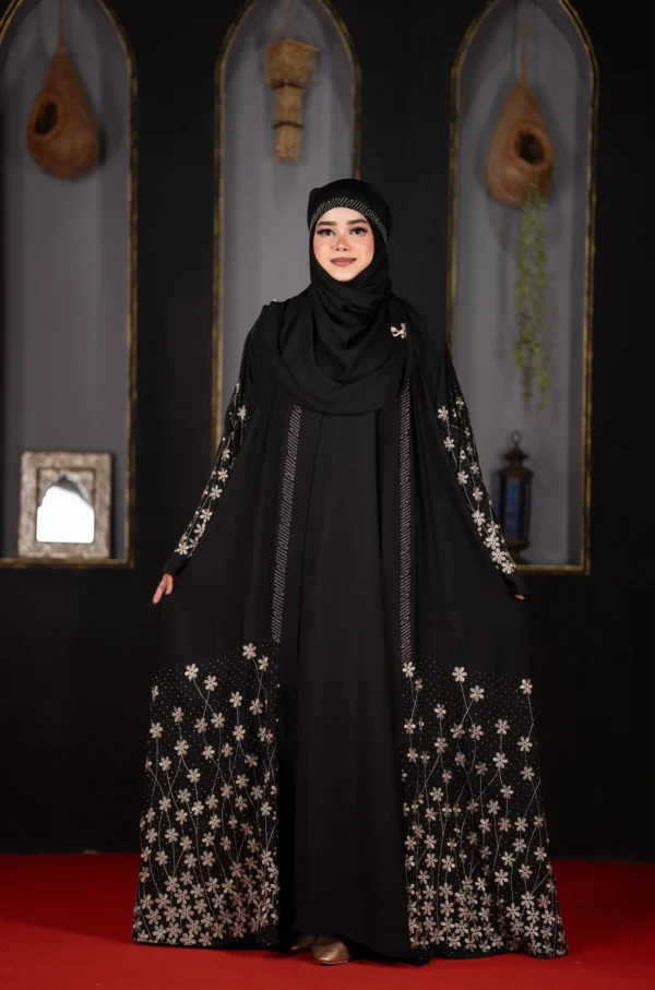 2615 Premium Embroidery Burka for Women in Bangladesh | Stylish Modest Wear | Muslim Cloths