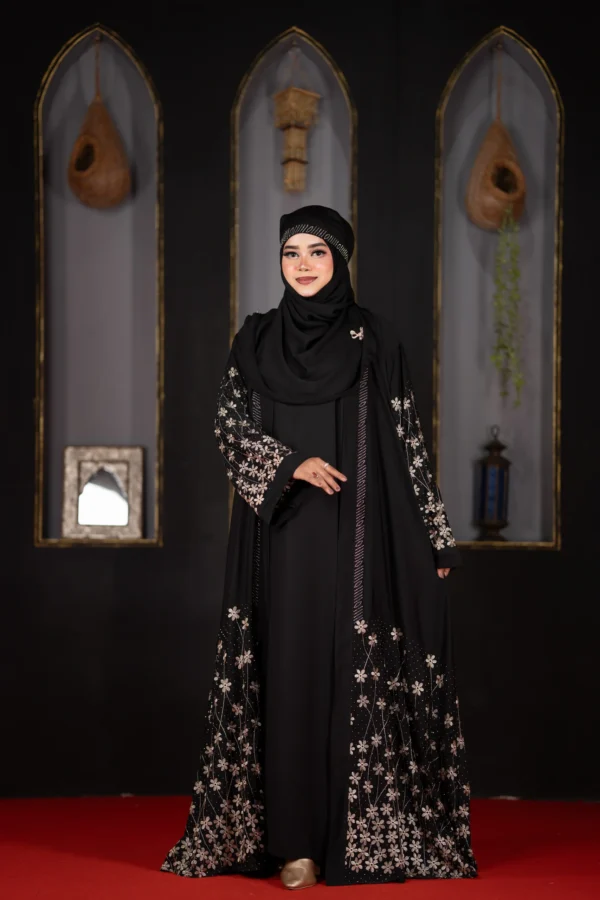 2615 Premium Embroidery Burka for Women in Bangladesh | Stylish Modest Wear | Muslim Cloths