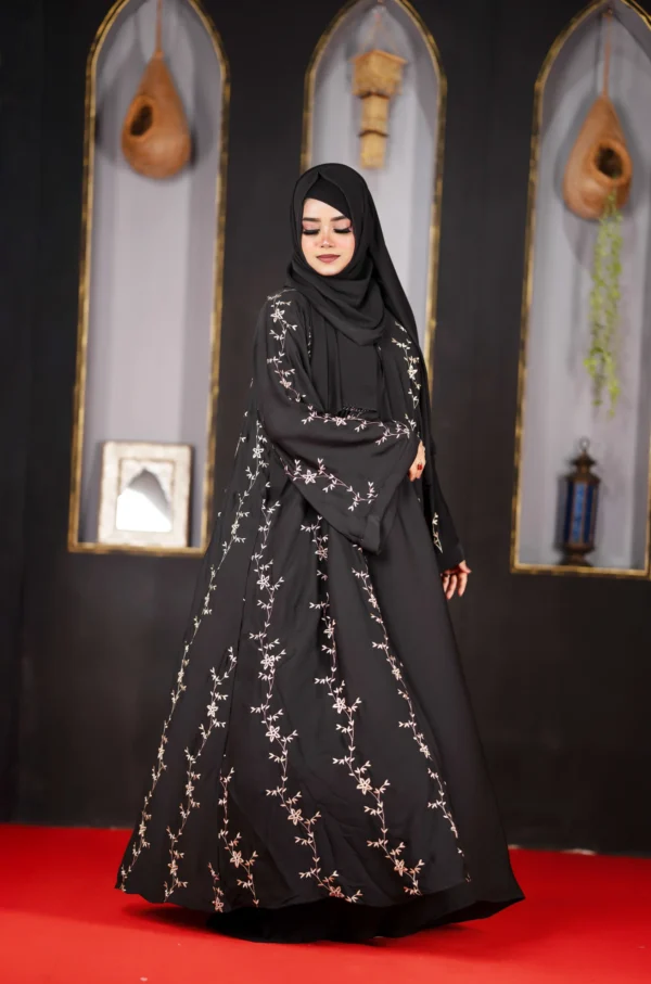 2610 Premium Embroidery Burka for Women in Bangladesh | Stylish Modest Wear | Muslim Cloths