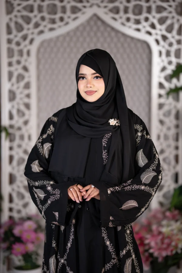 2620 Premium Embroidery Burka for Women in Bangladesh | Stylish Modest Wear | Muslim Cloths