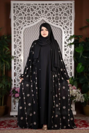 2625 Premium Embroidery Burka for Women in Bangladesh | Stylish Modest Wear | Muslim Cloths