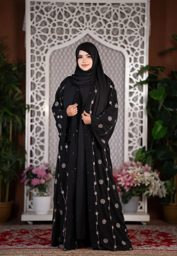2625 Premium Embroidery Burka for Women in Bangladesh | Stylish Modest Wear | Muslim Cloths