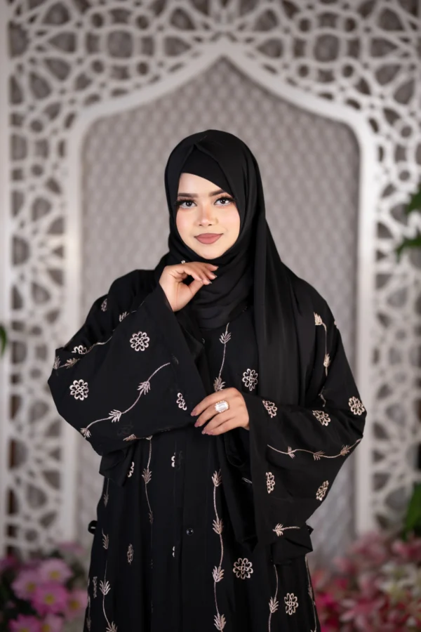 2625 Premium Embroidery Burka for Women in Bangladesh | Stylish Modest Wear | Muslim Cloths