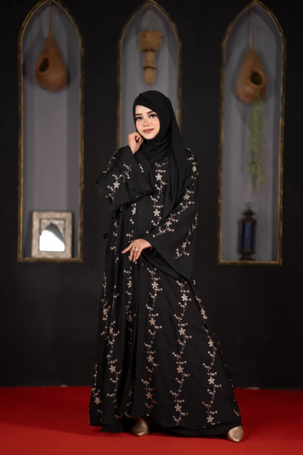 2610 Premium Embroidery Burka for Women in Bangladesh | Stylish Modest Wear | Muslim Cloths