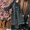 Extra koti, Borkha and Hijab Stylish Les Stone Dubai Chery Borkha 2602