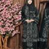 Extra koti, Borkha and Hijab Stylish Les Stone Dubai Chery Borkha 2602
