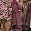 Extra koti, Borkha and Hijab Stylish Les Stone Dubai Chery Borkha 2601