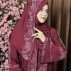 Extra koti, Borkha and Hijab Stylish Les Stone Dubai Chery Borkha 2601