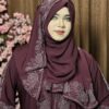 Extra koti, Borkha and Hijab Stylish Les Stone Dubai Chery Borkha 2604