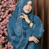 Extra koti, Borkha and Hijab Stylish Les Stone Dubai Chery Borkha 2603
