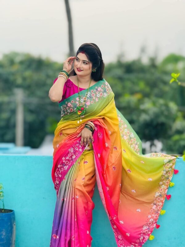 Japani silk saree