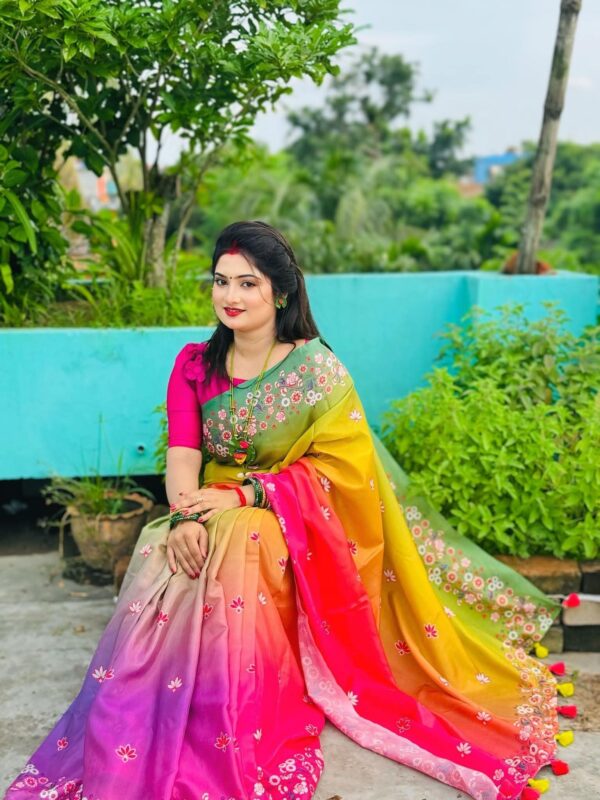 Japani silk saree