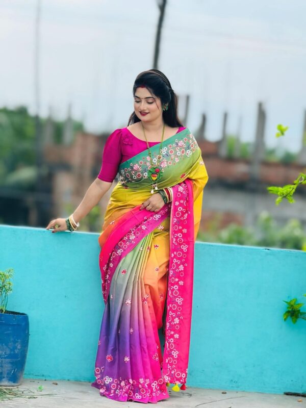 Japani silk saree