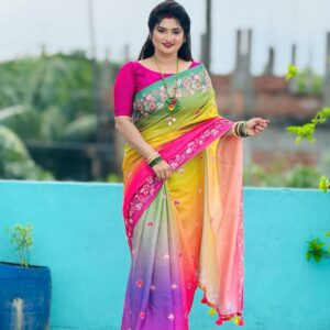 Japani silk saree