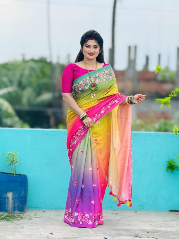 Japani silk saree