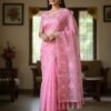 Jamdani Print Saree