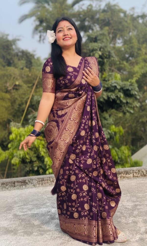 Japani Silk Sharee