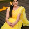 Half Silk Lace Work Saree
