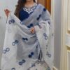 Blue White Garara Three peice