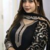 Premium Soft Jorjet With sequence embroidery Three Piece